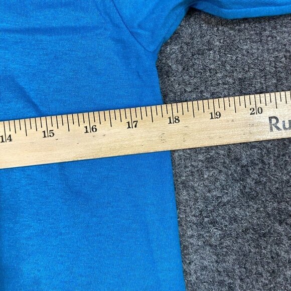 WMM Lock In T-shirt S Blue Vintage Single Stitch 90s Jerzees - Picture 3 of 6